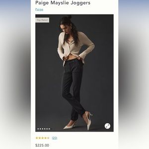 ✨SALE Paige Mayslie Joggers Carbon Black 30